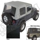 Miękki dach Z poszyciem drzwi black denim 88-95 Jeep Wrangler YJ