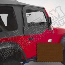 Nadstawki kowbojek zestaw, dark tan 97-06 Jeep Wrangler TJ