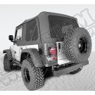 Miękki dach, czarny, z drzwiami, przyciemniane szyby 97-06 Wrangler TJ