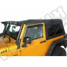 Plandeka brezentowa, Black Diamond, 10-15 Jeep Wrangler 2-Drzwiowy