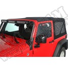 Plandeka winylowa, Black Diamond, 10-15 Jeep Wrangler 2-Drzwiowy