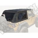 Plandeka bezstelażowa Bowless Top, Black Diamond; 07-15 Jeep Wrangler JK, 2-drzwi