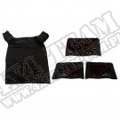 Plandeka do stelaża Montana Top, Black Diamond; 07-09 Jeep Wrangler JK, 2-drzwiowy