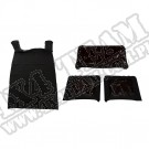 Plandeka do stelaża Montana Top, Black Diamond; 10-18 Jeep Wrangler JKU, 4-drzwiowy