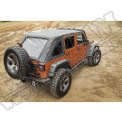 Bestelażowa plandeka Montana Top, Black Diamond, 4-Dr, 07-17 Jeep Wrangler JKU