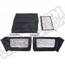 Plandeka Voyager Top 2 Door Black Diamond Sail Cloth, przyciemniane szyby; 07-18 JK