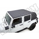 Plandeka Voyager Top 4 Door Black Diamond Sail Cloth, przyciemniane szyby; 07-18 JKU