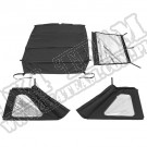 Plandeka Voyager Top 4 Door Black Diamond Sail Cloth, przyciemniane szyby; 18-> JLU