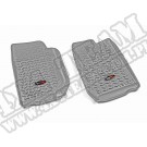 Dywaniki, przód, szare, 07-13 Jeep Wrangler/Unlimited (JK)