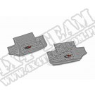 Dywaniki, tył, szare, 07-15 Jeep Wrangler (JK)