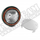 Reflektor ksenonowy okrągły Off-Road 7" czarna obudowa
