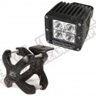 Zestaw uchwyt "X" i reflektor LED, czarny, 1 szt