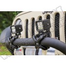 Zestaw uchwyt "X" i reflektor LED, czarny, 2 szt