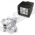 Zestaw uchwyt "X" i reflektor LED, srebrny, 1 szt