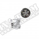 Zestaw uchwyt "X" i lampa LED, 1 szt, srebrny