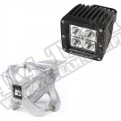 Zestaw uchwyt "X" i reflektor LED, srebrny, 1 szt