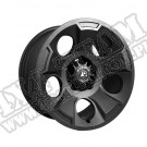 Felga aluminiowa Drakon 17x9" 5x5 black satin 07-15 Jeep Wrangler