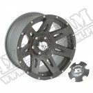 Felga XHD czarna satyna, 17x9, 07-15 Jeep Wrangler JK