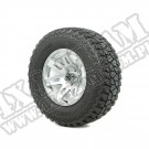 Zestaw felga z oponą 17" srebrne 315/70R17 ATZ 