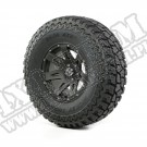 Zestaw felga z oponą 17" black satin 37X12.50X17 ATZ 
