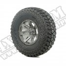 Zestaw felga z oponą 17" gun metal 37X12.50X17 ATZ 