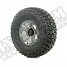 Zestaw felga Drakon z oponą 17" gun metal 37X12.50X17 ATZ P3