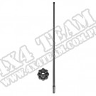 13" antena Reflex z podstawą; 07-20 Jeep Wrangler & Gladiator JK/JL/JT