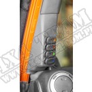 Zestaw przełączników, słupek A, 07-10 Jeep Wrangler (JK) LHD