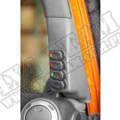 Konsola przełączników słupek A czarna 07-10 Jeep Wrangler