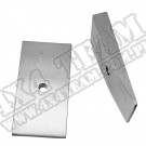 Suspension Leaf Spring Shim Kit, Rear, 6 Degree, 2.5 Inches Wide