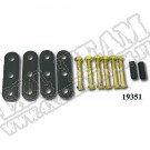 Suspension Leaf Spring Shackle Kit, Heavy Duty; 55-75 Jeep CJ
