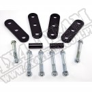 Suspension Leaf Spring Shackle Kit, Greaseable; 55-75 Jeep CJ