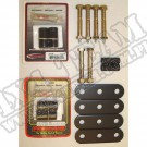 Suspension Leaf Spring Shackle Kit, HD, Greaseable; 55-75 Jeep CJ