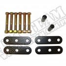 Suspension Leaf Spring Shackle Kit, Front, HD; 76-86 Jeep CJ