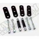 Suspension Leaf Spring Shackle Kit, Front, HD, Greaseable; 76-86 CJ