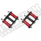 Suspension Leaf Spring Shackle Kit, Rear, HD, Greaseable; 76-86 CJ