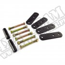 Suspension Leaf Spring Shackle Kit, Front, 1 Inch Lift; 87-95 Wrangler