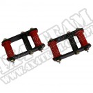 Suspension Leaf Spring Shackle Kit, Front, 1 Inch Lift, HD; 87-95 YJ