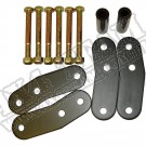 Suspension Leaf Spring Shackle Kit, Rear, 1 Inch Lift, HD; 87-95 YJ