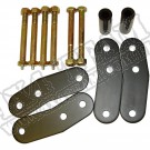 Suspension Leaf Spring Shackle Kit, Rear, 1 Inch Lift, HD; 87-95 YJ