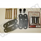 Suspension Leaf Spring Shackle Kit, Rear, 1 Inch Lift, HD; 87-95 YJ