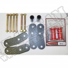 Suspension Leaf Spring Shackle Kit, Rear, 1 Inch Lift, HD; 87-95 YJ