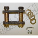 Suspension Leaf Spring Shackle Kit, Heavy Duty; 55-75 Jeep CJ