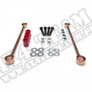 Suspension Stabilizer Bar Link Kit, Rear, 4 Inch Lift; 07-18 Jeep JK