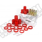 Suspension Control Arm Bushing Kit, Front, Red; 84-01 Jeep Cherokee XJ