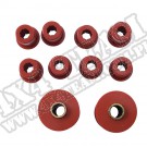 Suspension Leaf Spring Bushing Kit, Front; 76-86 Jeep CJ5/CJ7/CJ8