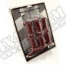 Suspension Leaf Spring Bushing Kit, Red; 87-95 Jeep Wrangler YJ