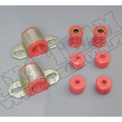 Suspension Stabilizer Bar Bushing Kit, Front, Red, 25mm; 84-01 XJ
