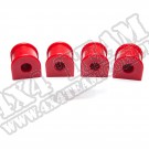 Suspension Stabilizer Bar Bushing Kit, Rear, Red, 5/8 Inch; 84-01 XJ