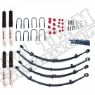 Suspension Lift Kit, 2.5 Inch, Shocks; 87-95 Jeep Wrangler YJ